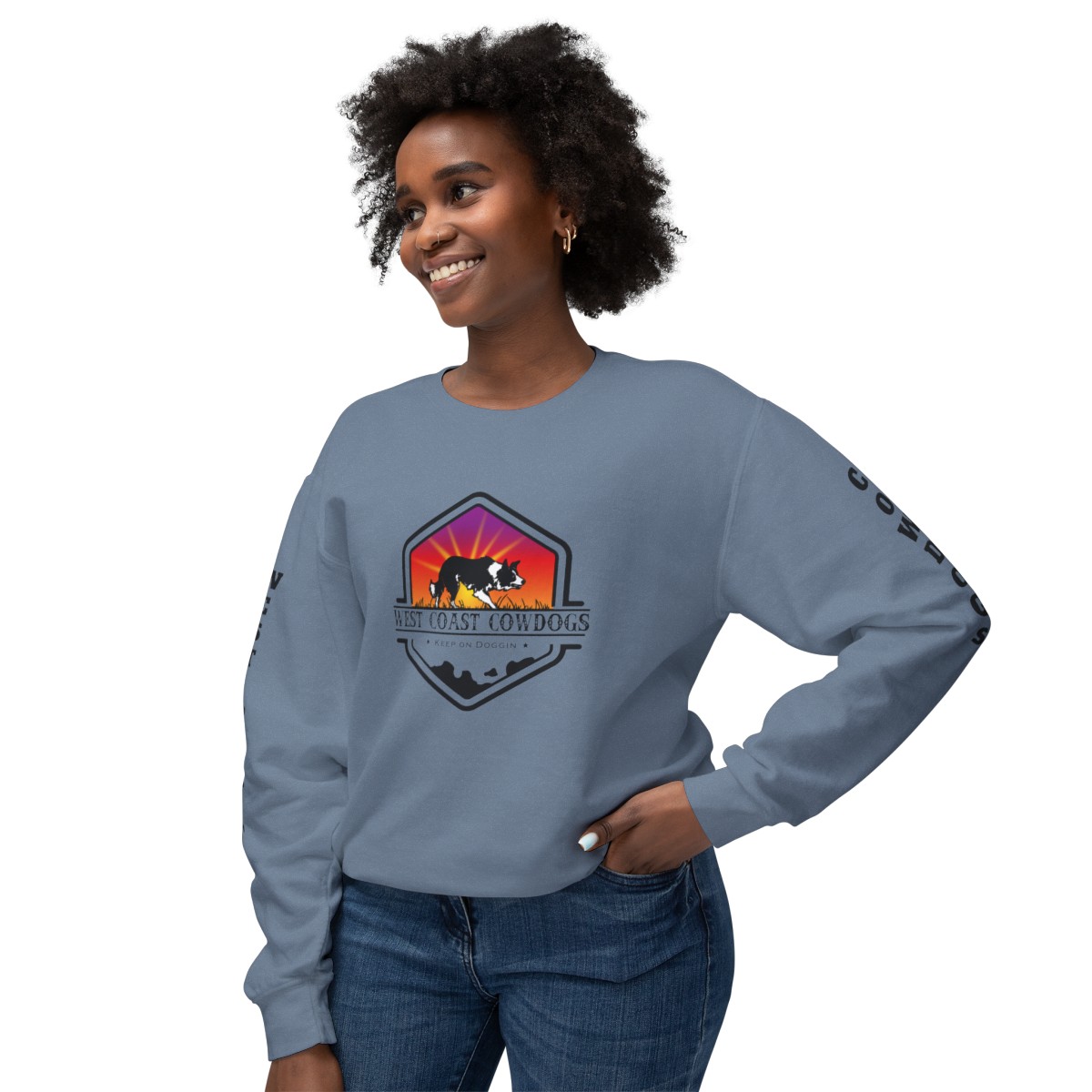 Unisex Lightweight Crewneck Sweatshirt - Image 84