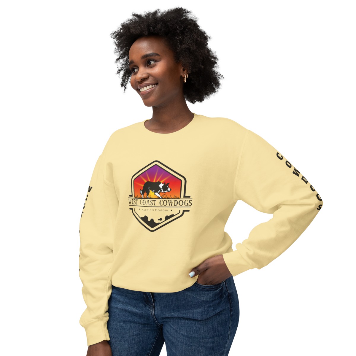 Unisex Lightweight Crewneck Sweatshirt - Image 44