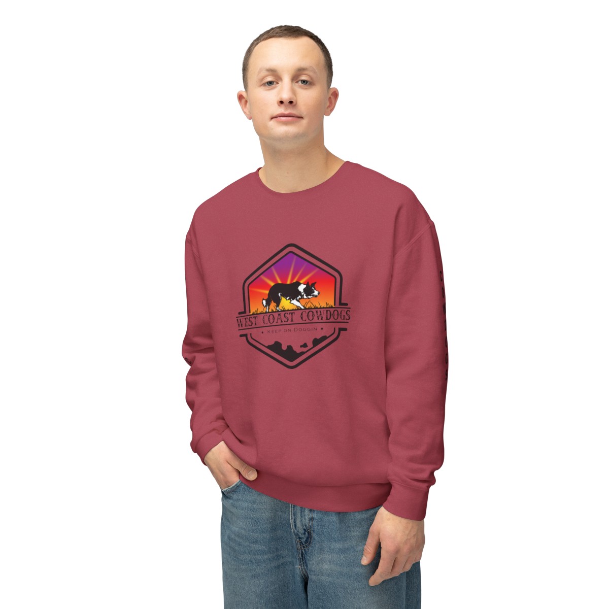 Unisex Lightweight Crewneck Sweatshirt - Image 94