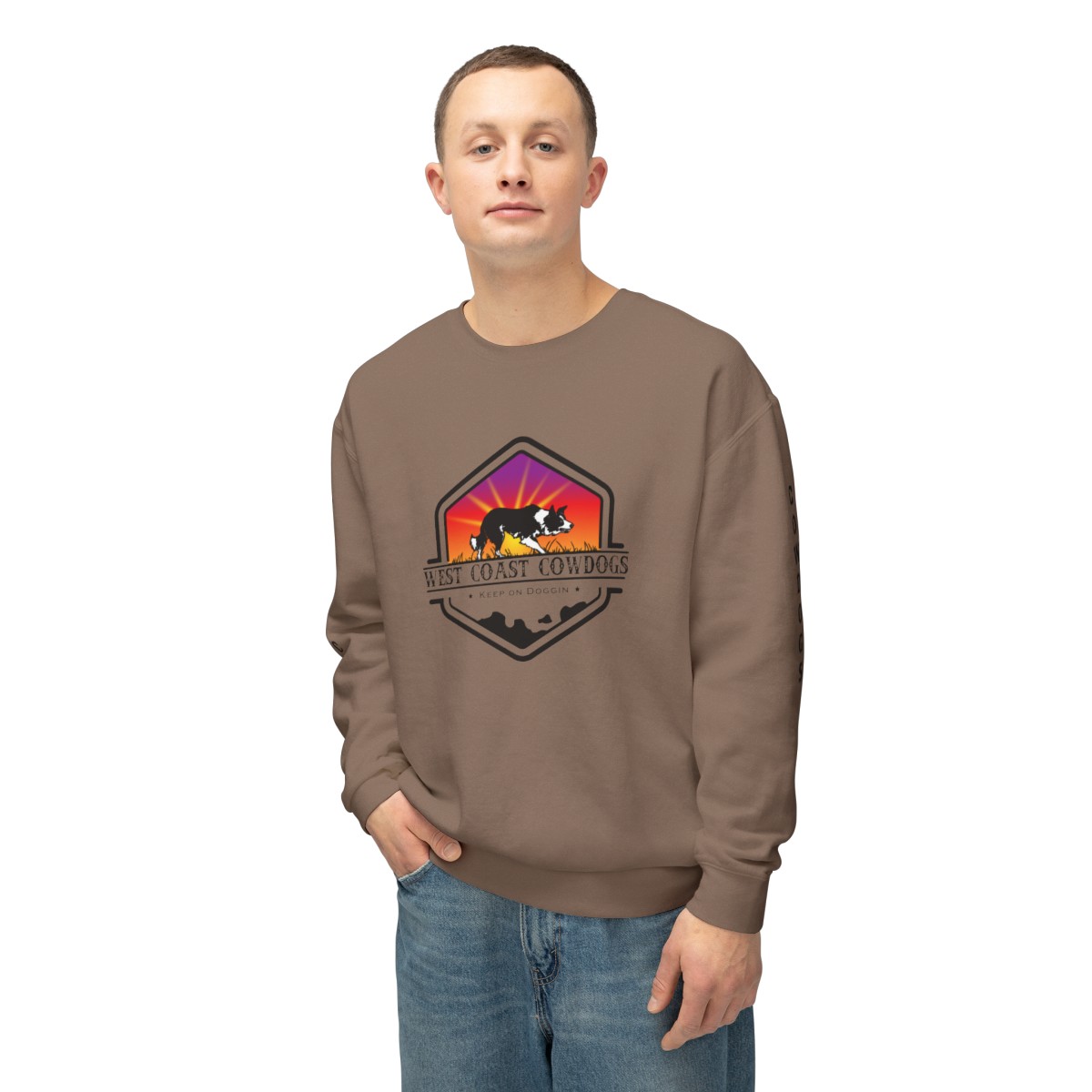 Unisex Lightweight Crewneck Sweatshirt - Image 6