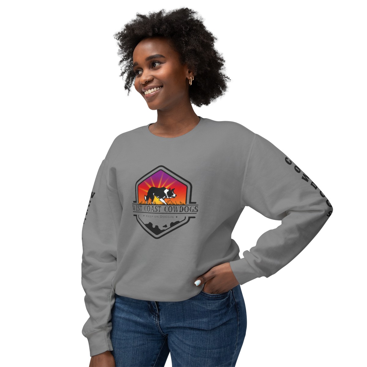 Unisex Lightweight Crewneck Sweatshirt - Image 60