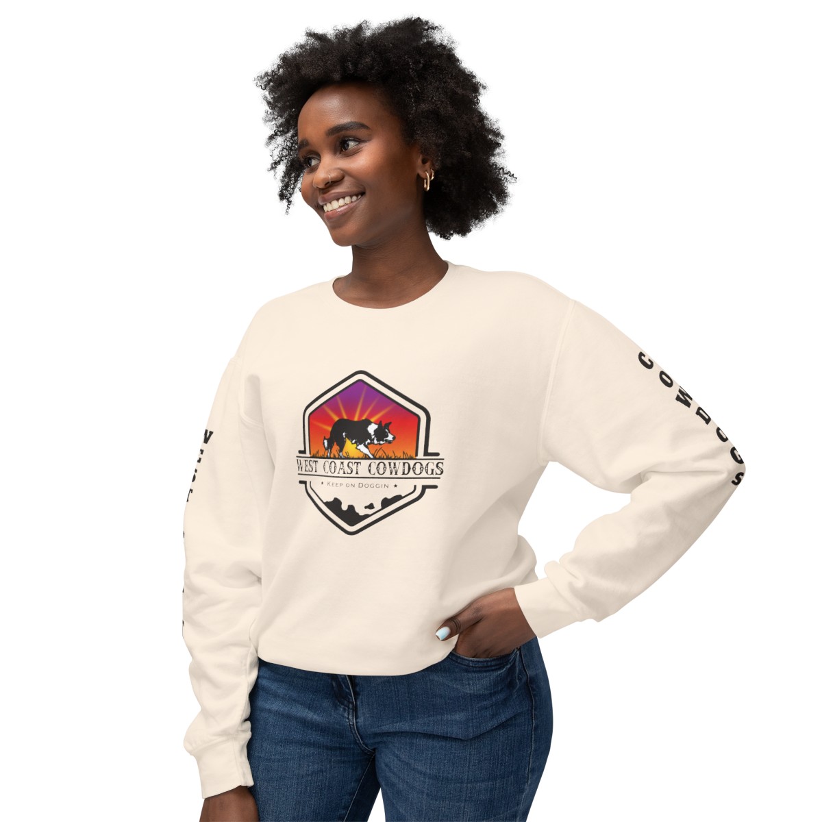 Unisex Lightweight Crewneck Sweatshirt - Image 20