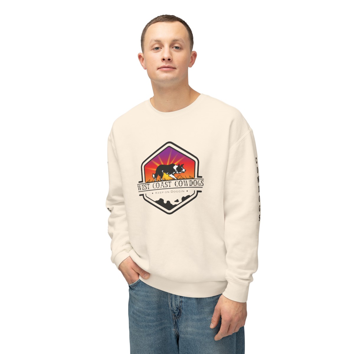 Unisex Lightweight Crewneck Sweatshirt - Image 22