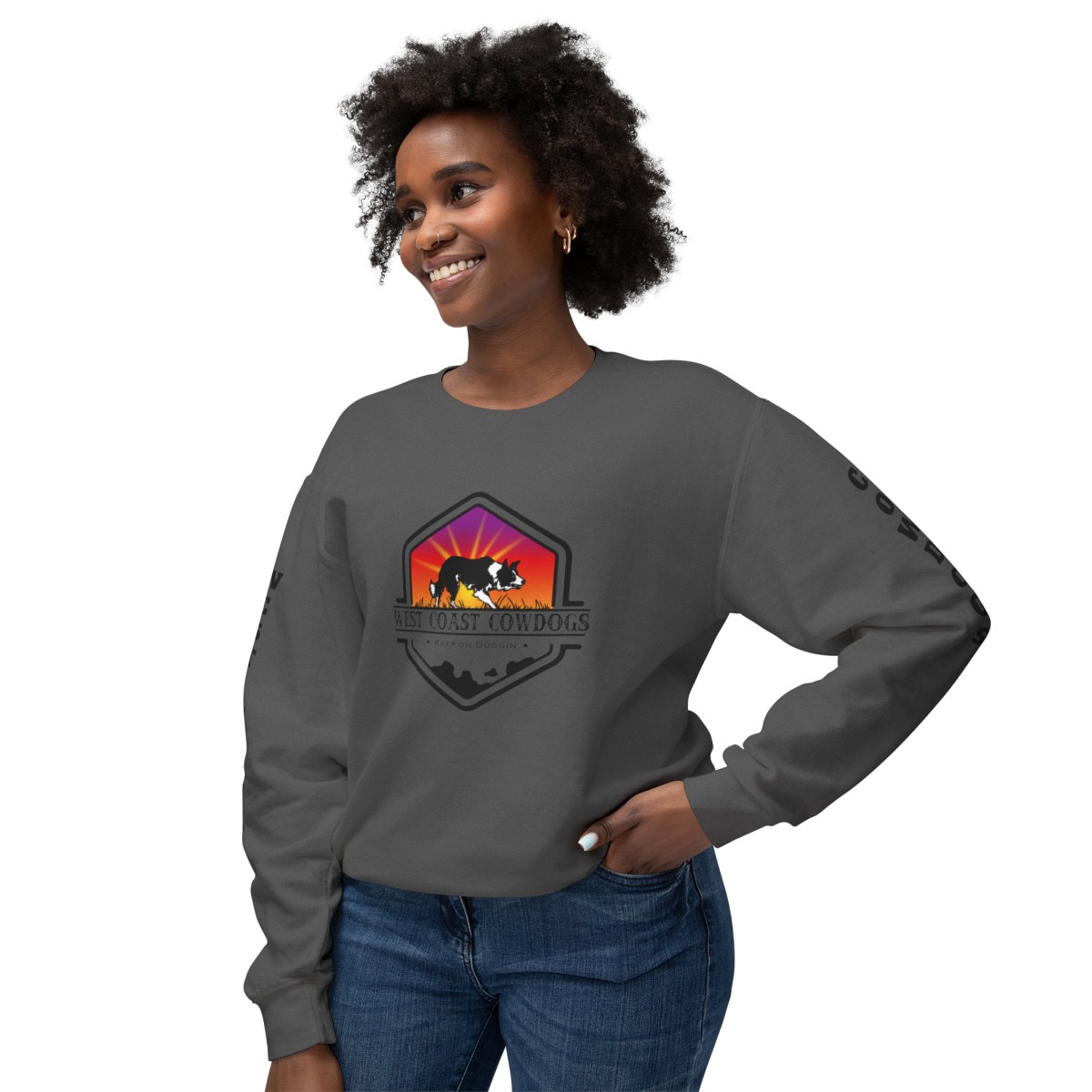 Unisex Lightweight Crewneck Sweatshirt - Image 52