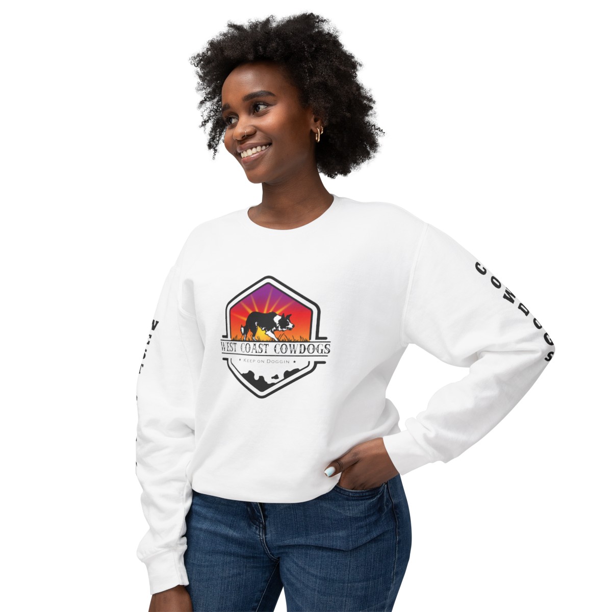 Unisex Lightweight Crewneck Sweatshirt - Image 12