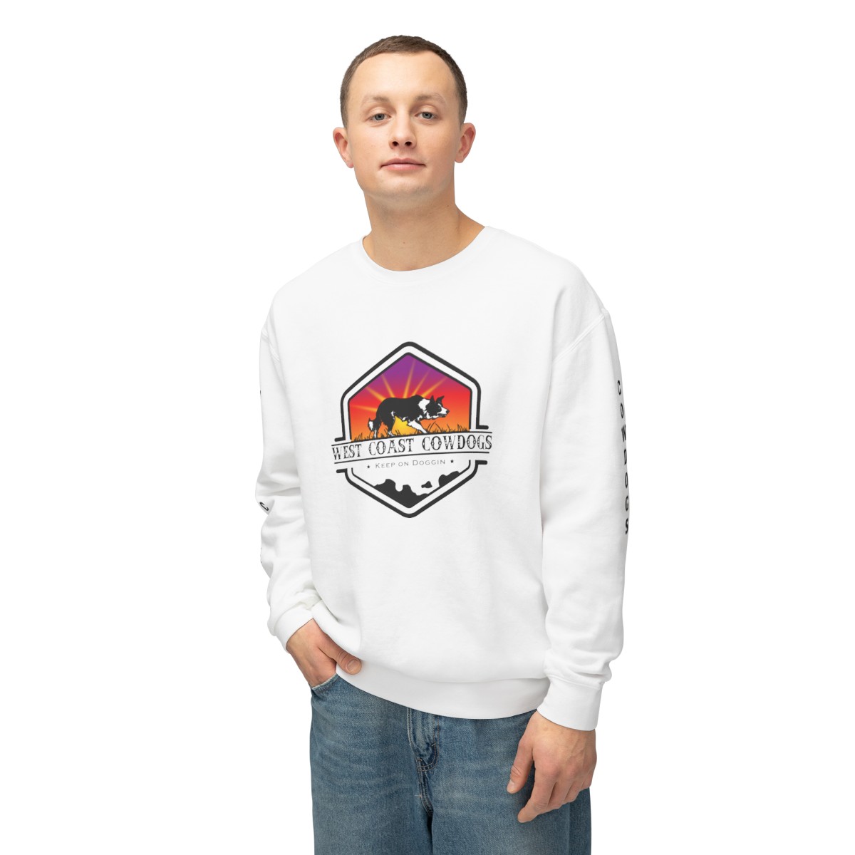 Unisex Lightweight Crewneck Sweatshirt - Image 14