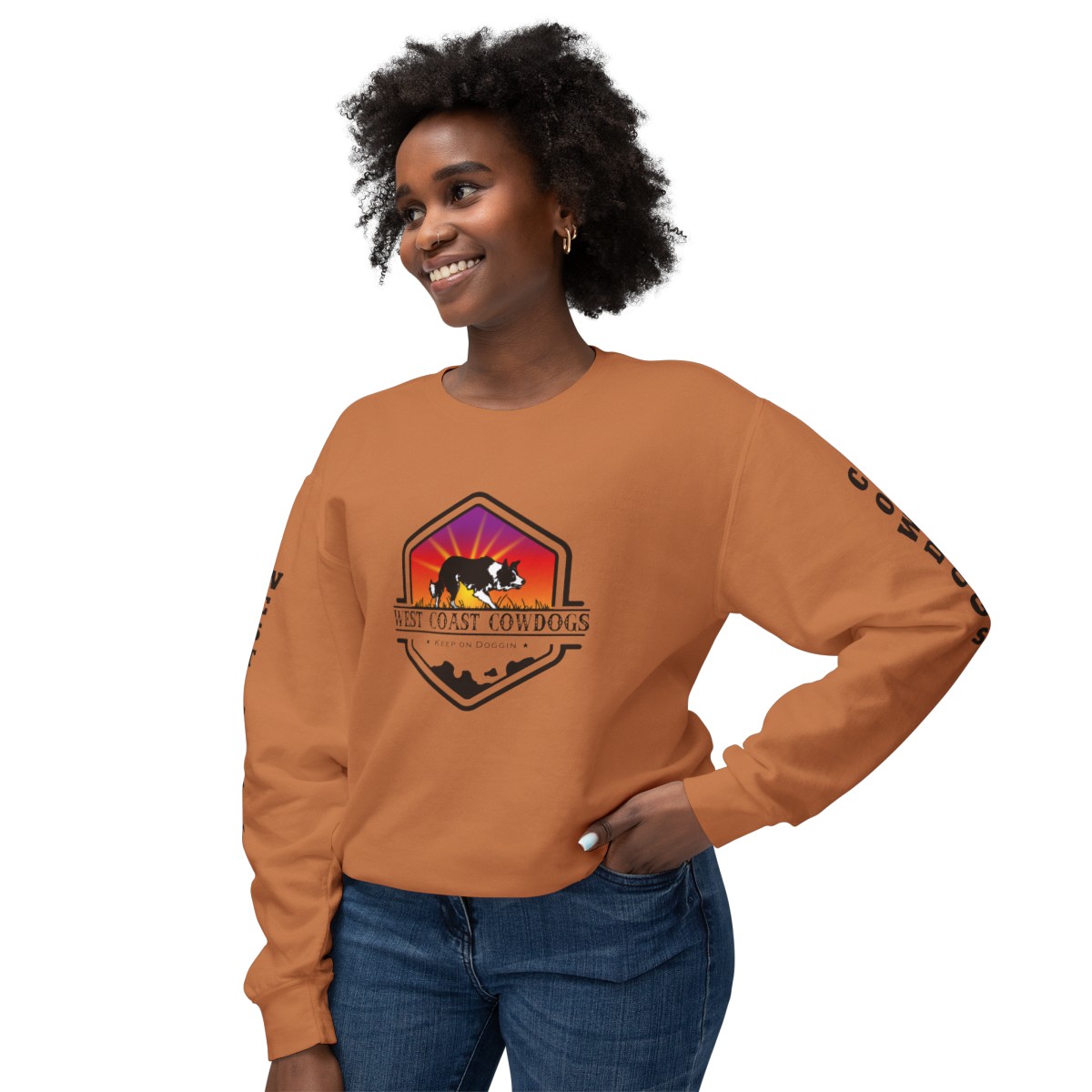 Unisex Lightweight Crewneck Sweatshirt - Image 36