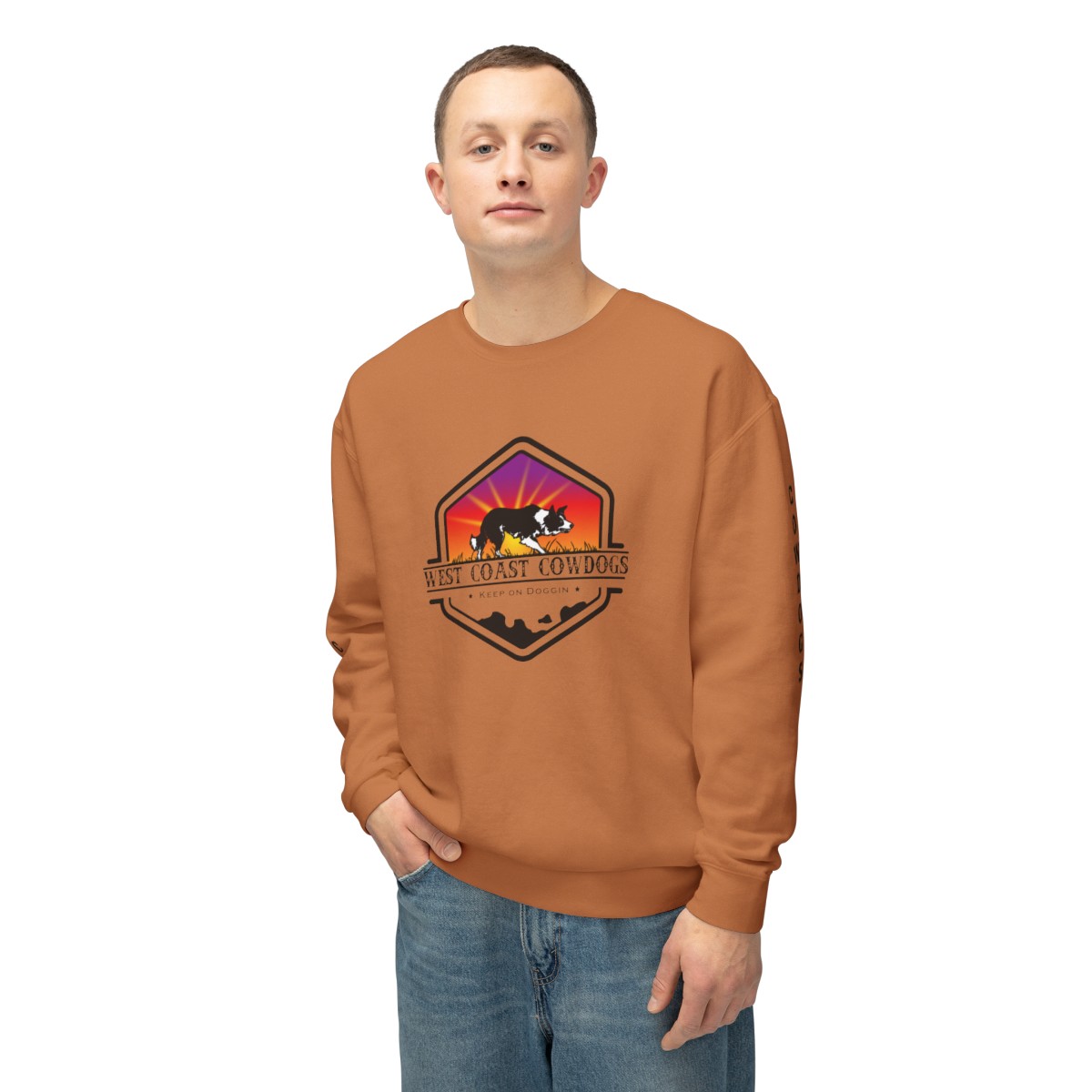 Unisex Lightweight Crewneck Sweatshirt - Image 38