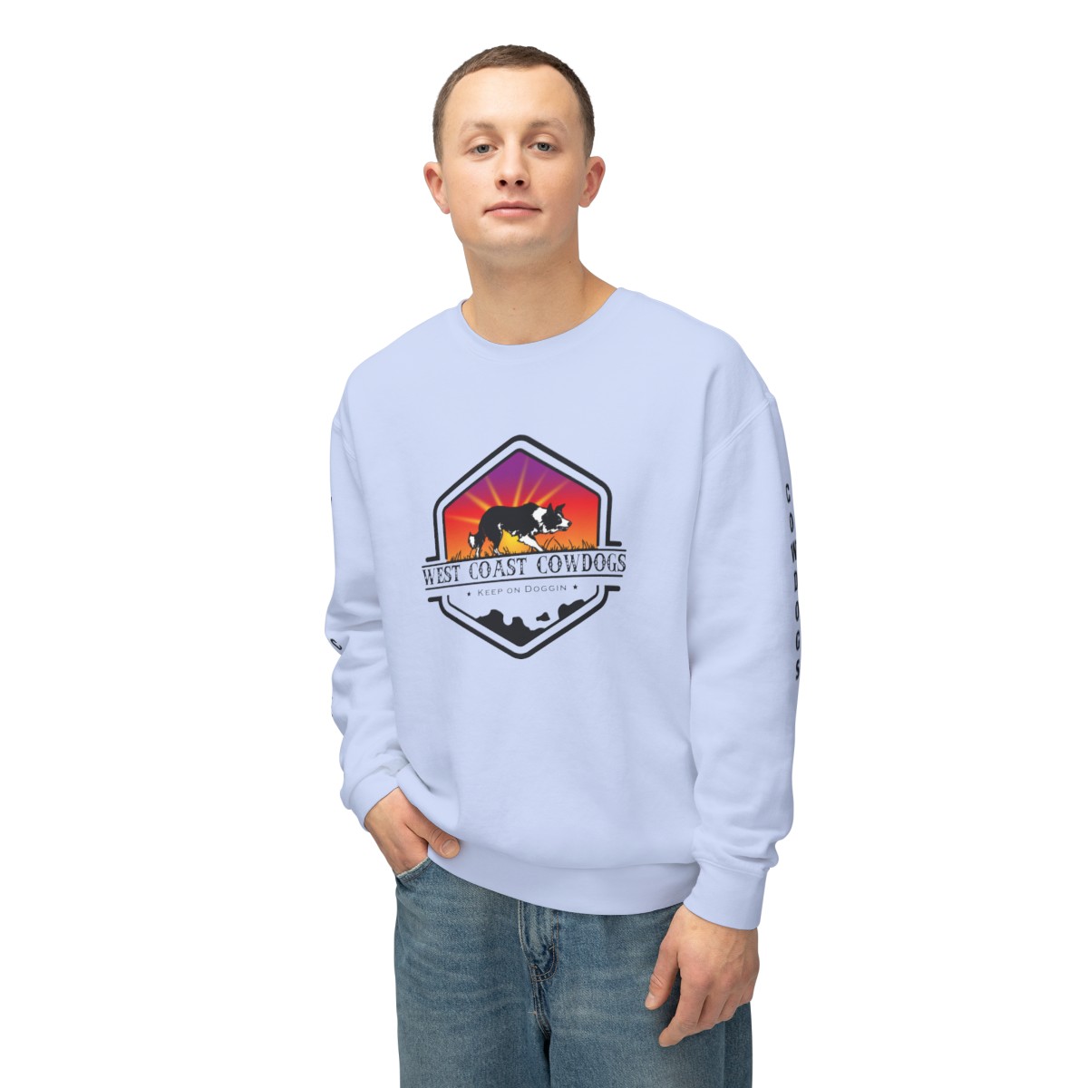 Unisex Lightweight Crewneck Sweatshirt - Image 78
