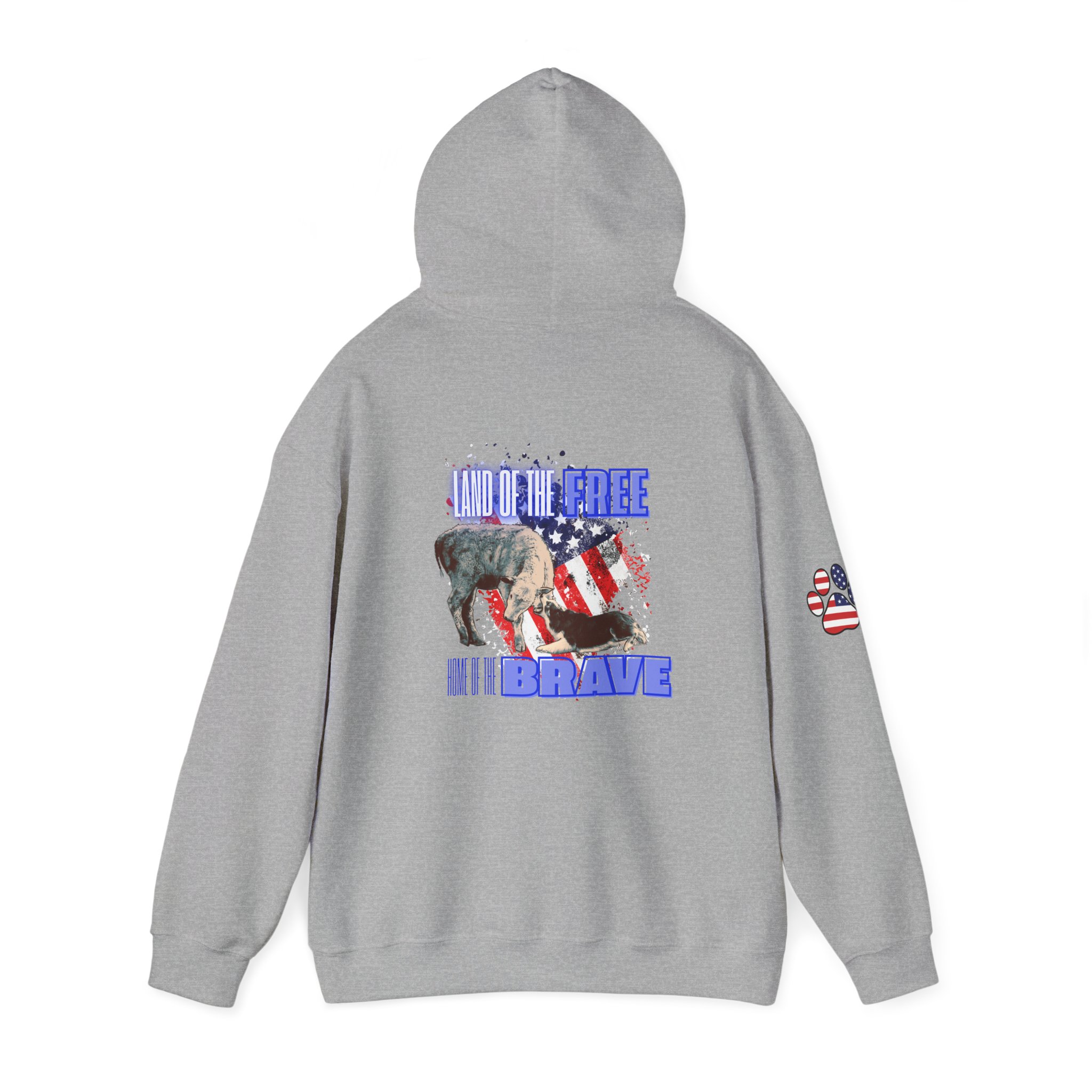 Land Of The Free- Unisex Heavy Blendâ„¢ Hooded Sweatshirt - Image 17