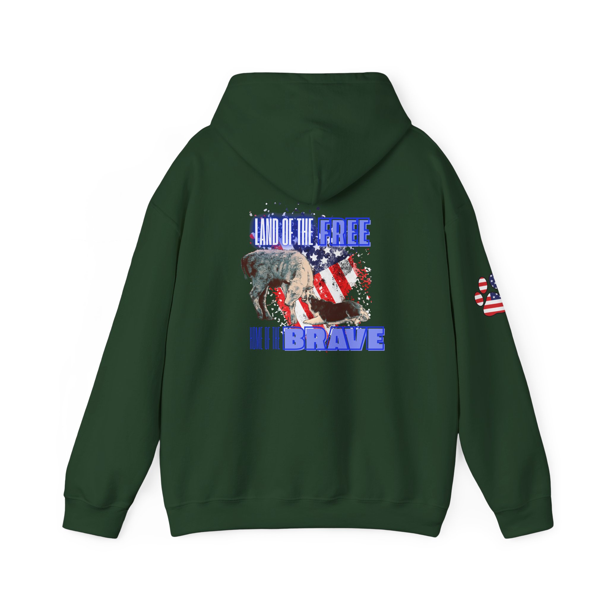 Land Of The Free- Unisex Heavy Blendâ„¢ Hooded Sweatshirt - Image 24