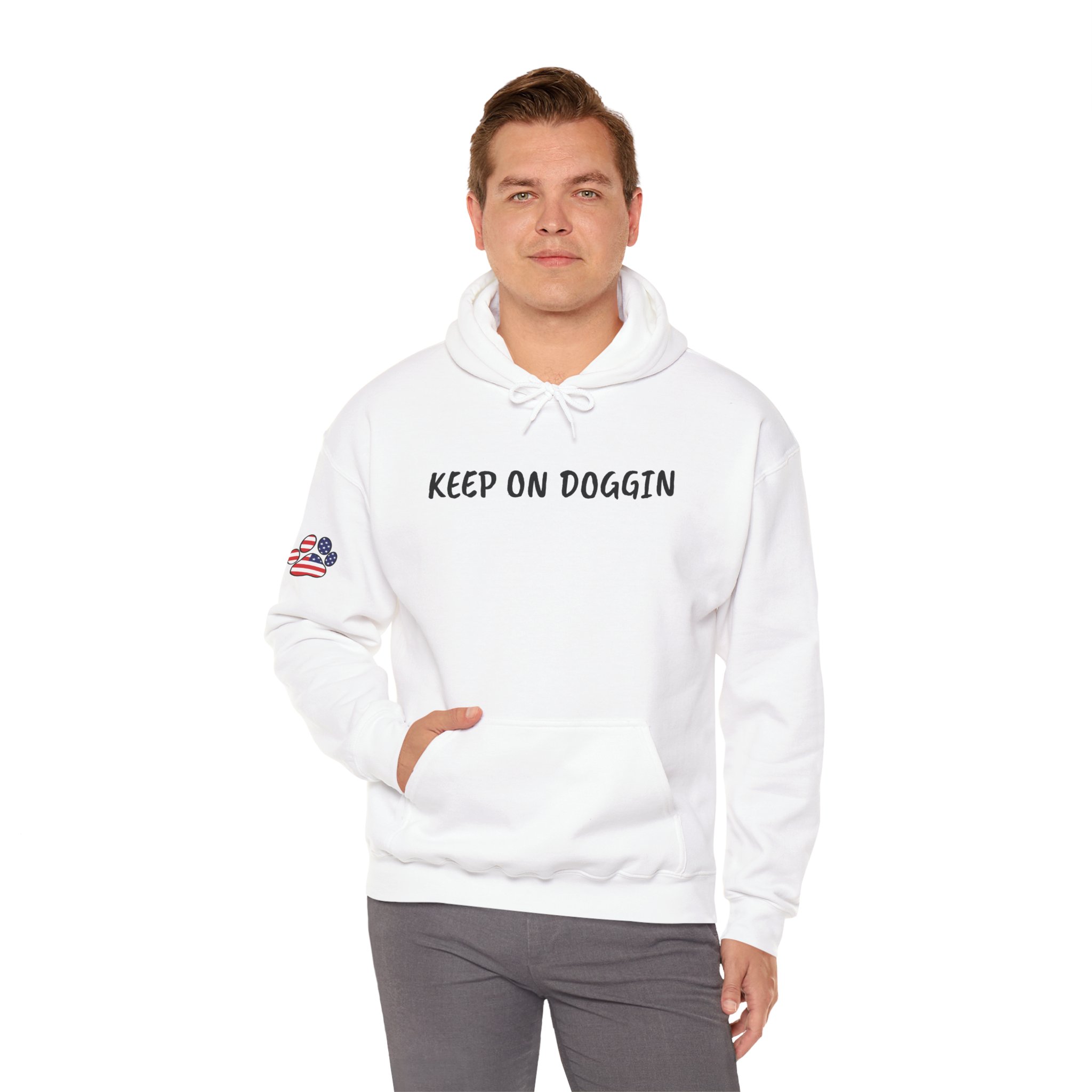 Land Of The Free- Unisex Heavy Blendâ„¢ Hooded Sweatshirt - Image 9