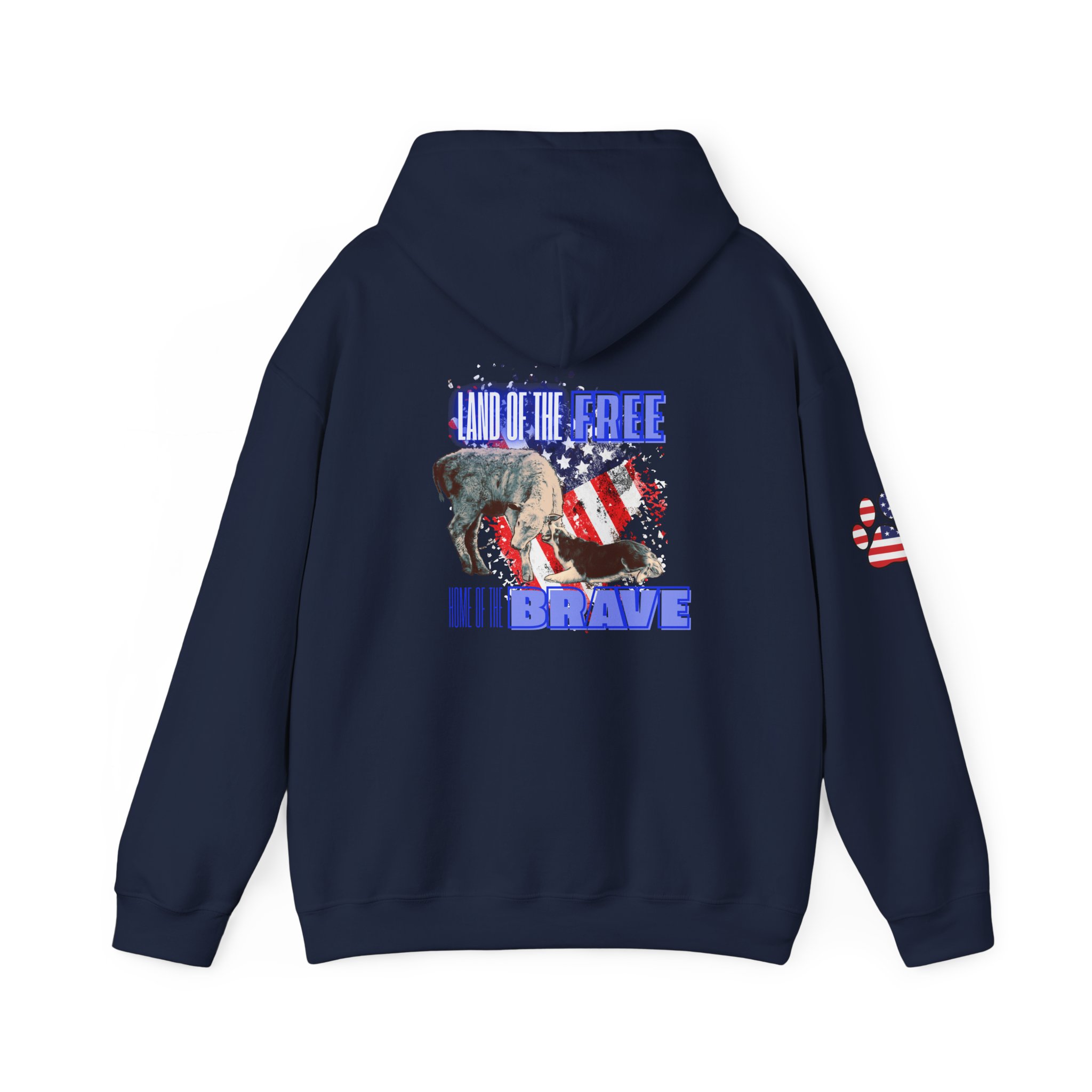 Land Of The Free- Unisex Heavy Blendâ„¢ Hooded Sweatshirt - Image 36