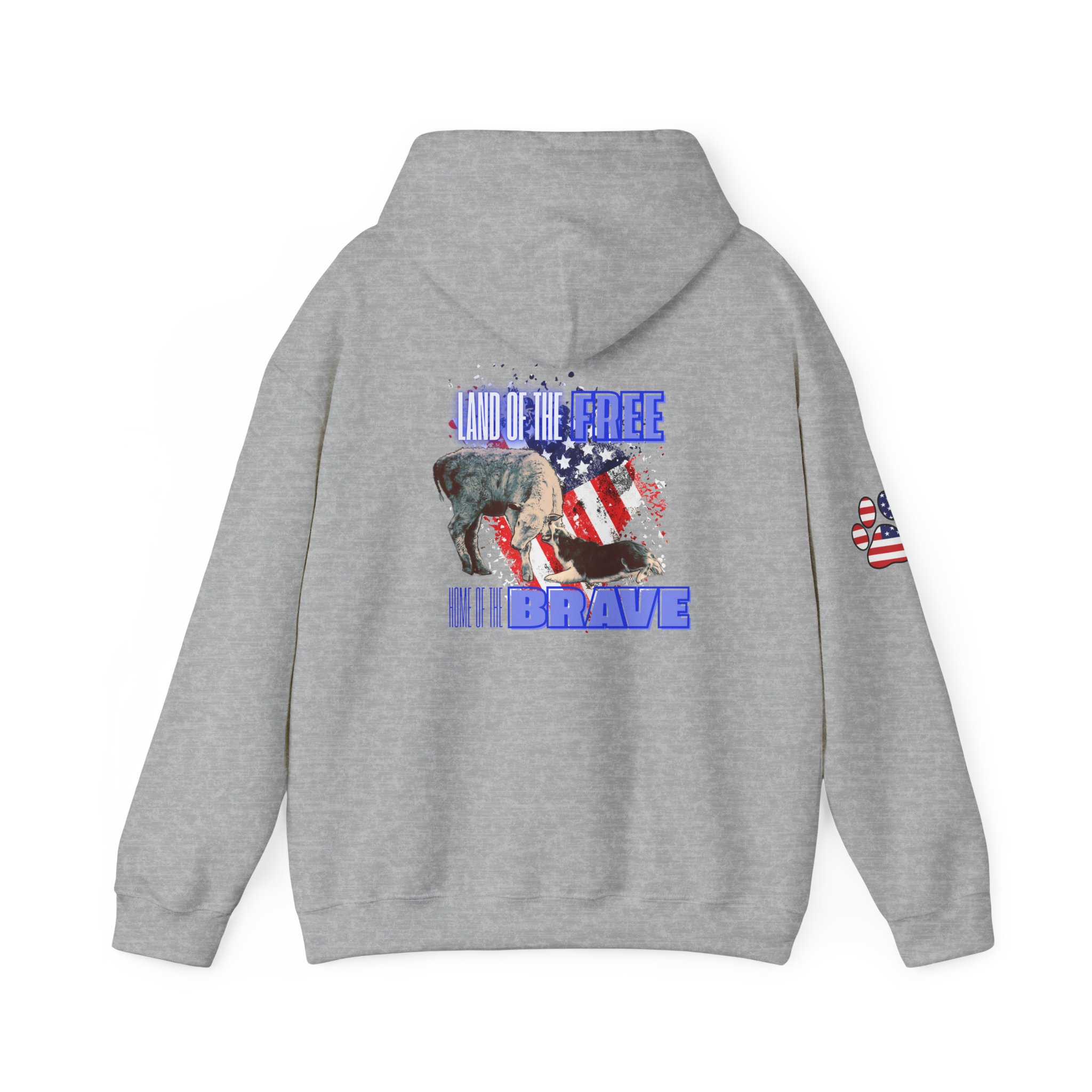 Land Of The Free- Unisex Heavy Blendâ„¢ Hooded Sweatshirt - Image 16