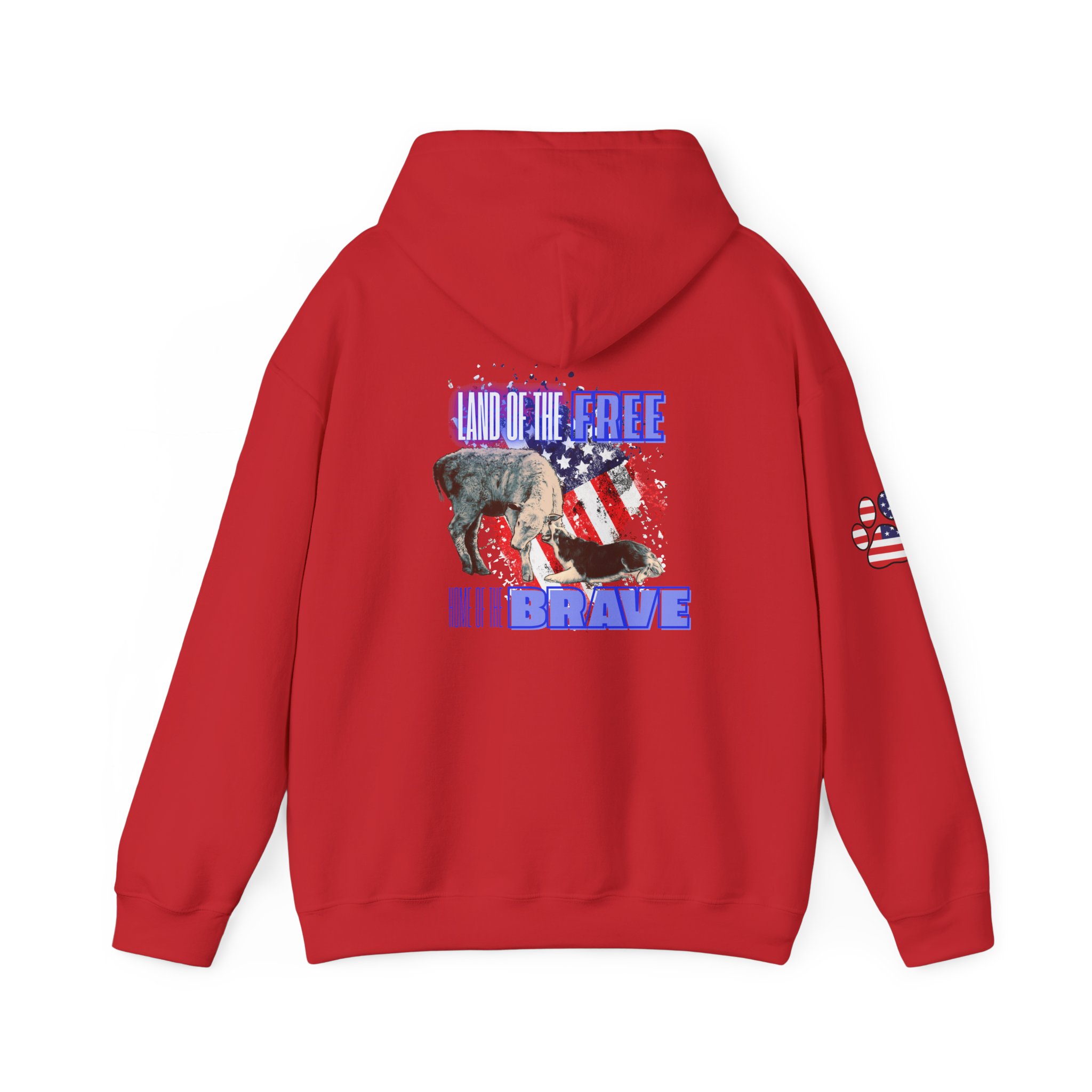 Land Of The Free- Unisex Heavy Blendâ„¢ Hooded Sweatshirt - Image 40