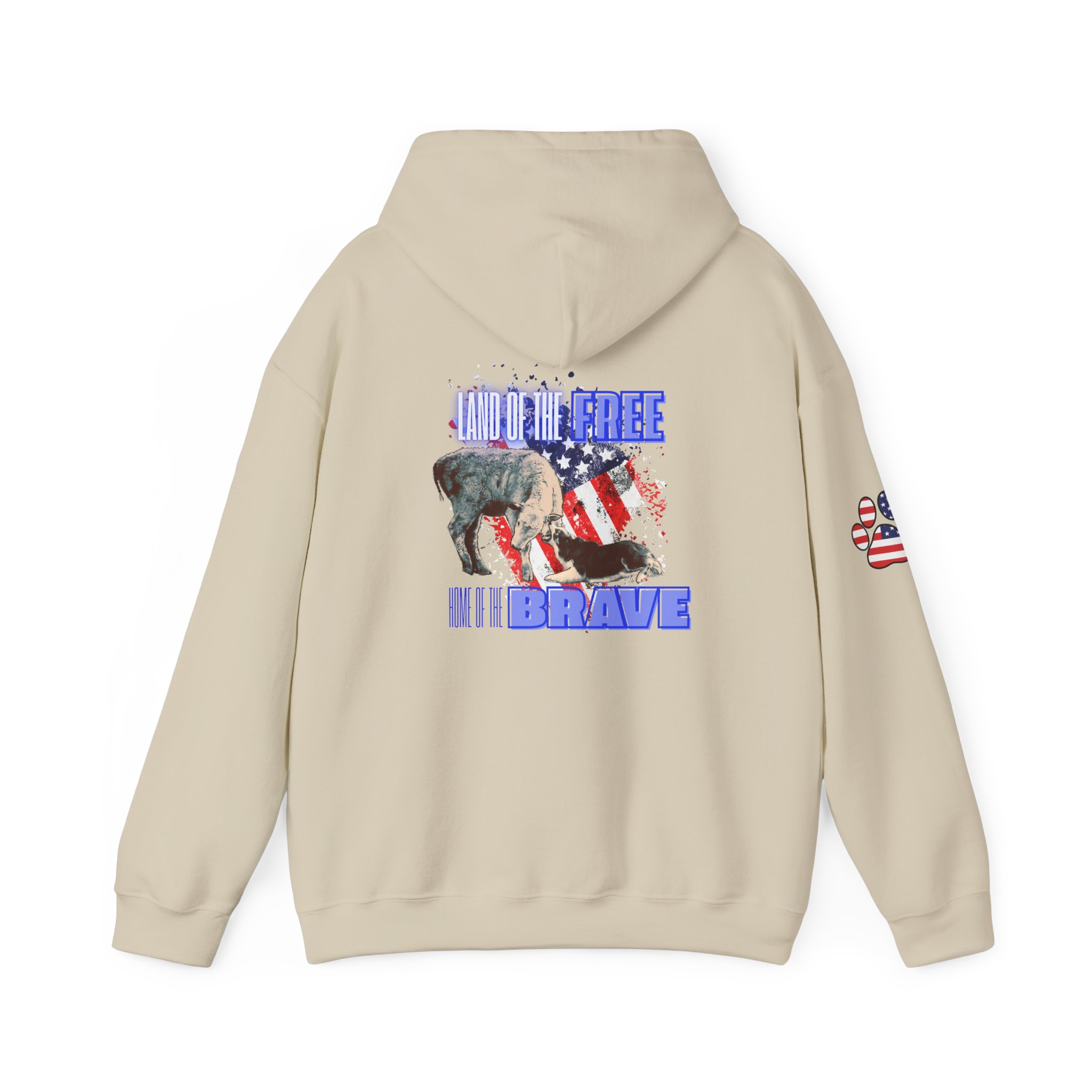 Land Of The Free- Unisex Heavy Blendâ„¢ Hooded Sweatshirt - Image 12