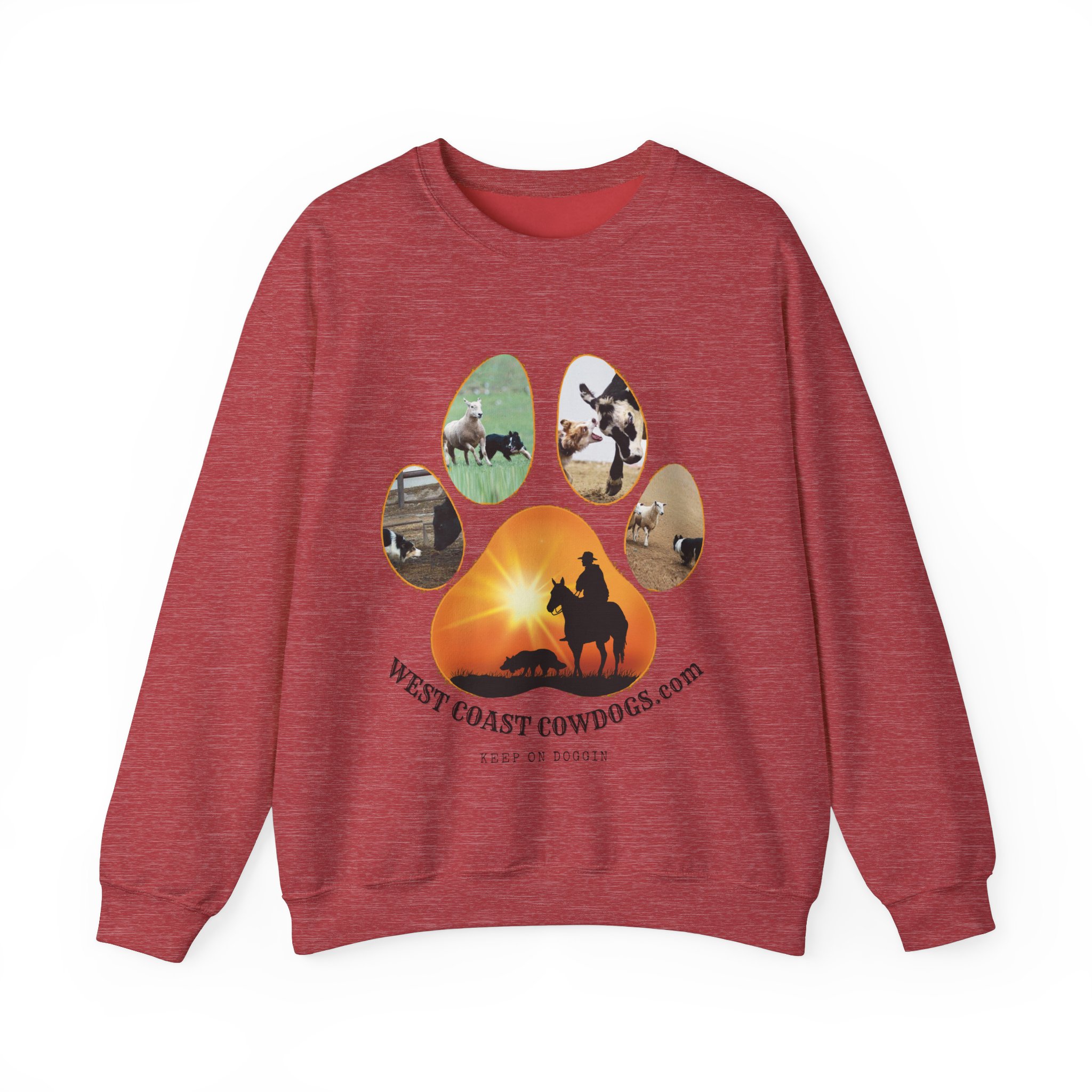 Working Paw- Unisex Heavy Blendâ„¢ Crewneck Sweatshirt - Image 49