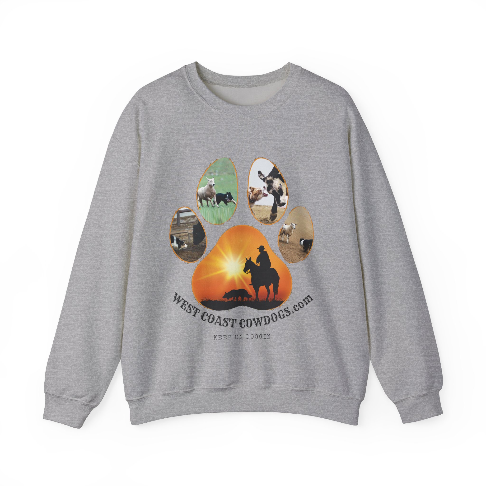 Working Paw- Unisex Heavy Blendâ„¢ Crewneck Sweatshirt - Image 13