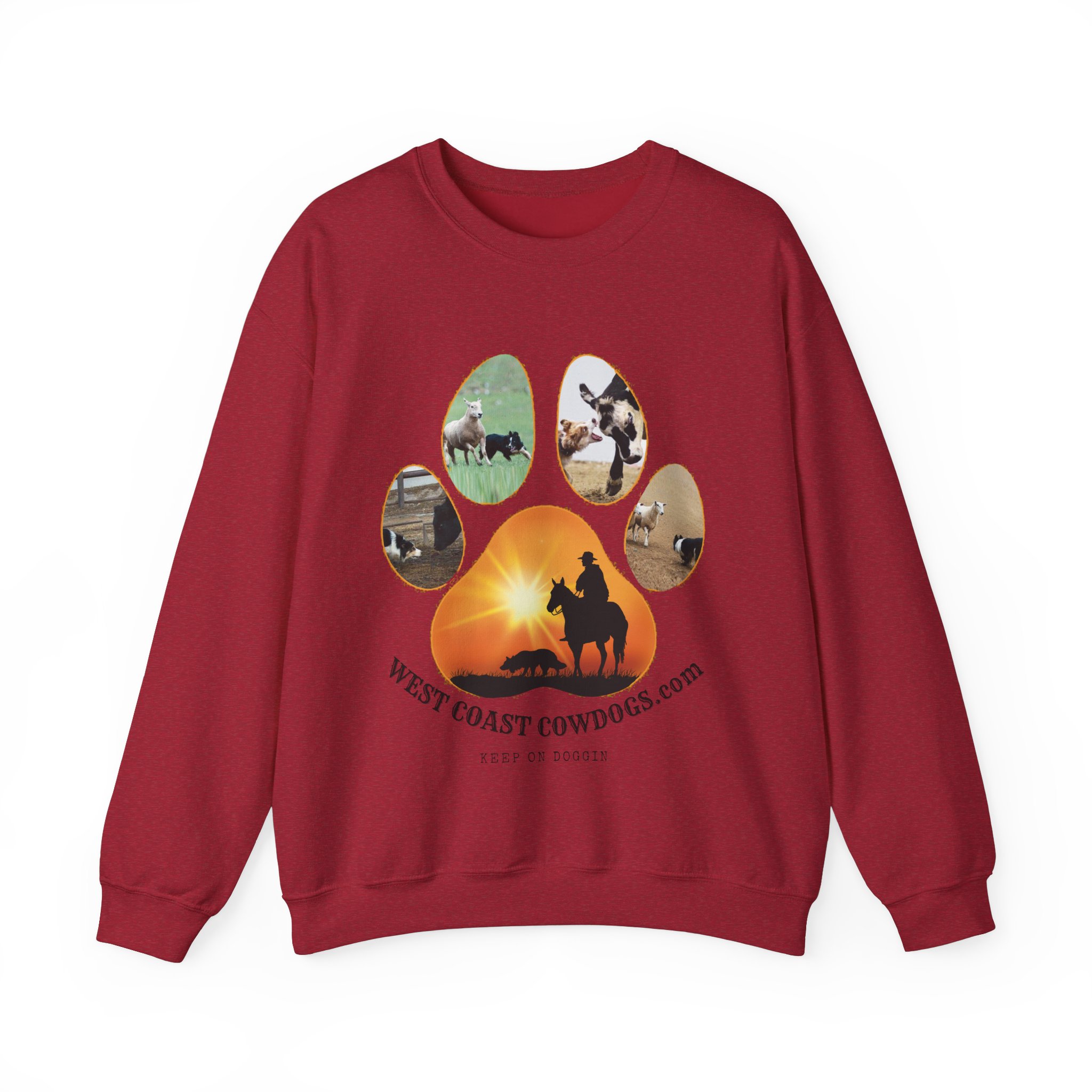 Working Paw- Unisex Heavy Blendâ„¢ Crewneck Sweatshirt - Image 53