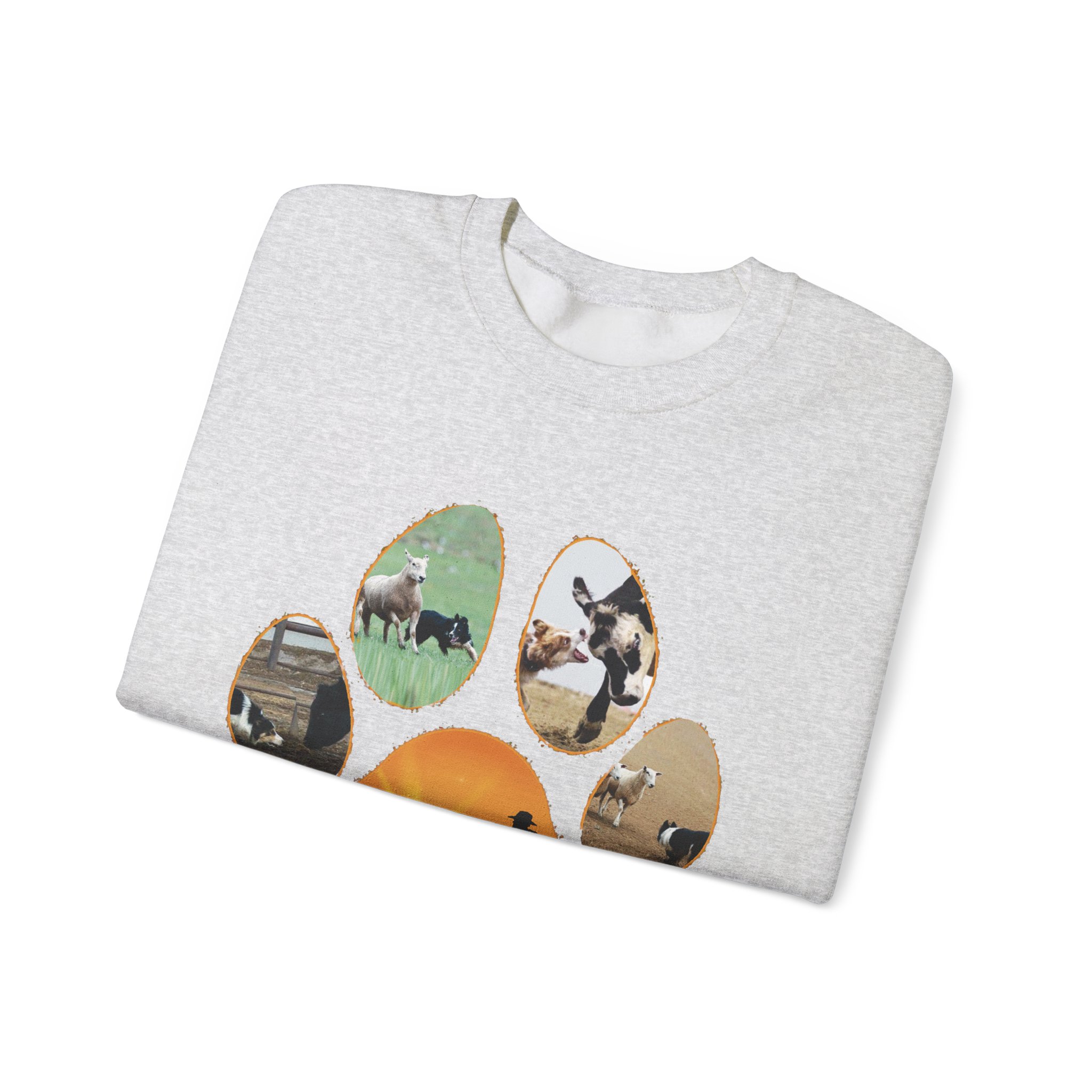 Working Paw- Unisex Heavy Blendâ„¢ Crewneck Sweatshirt - Image 7