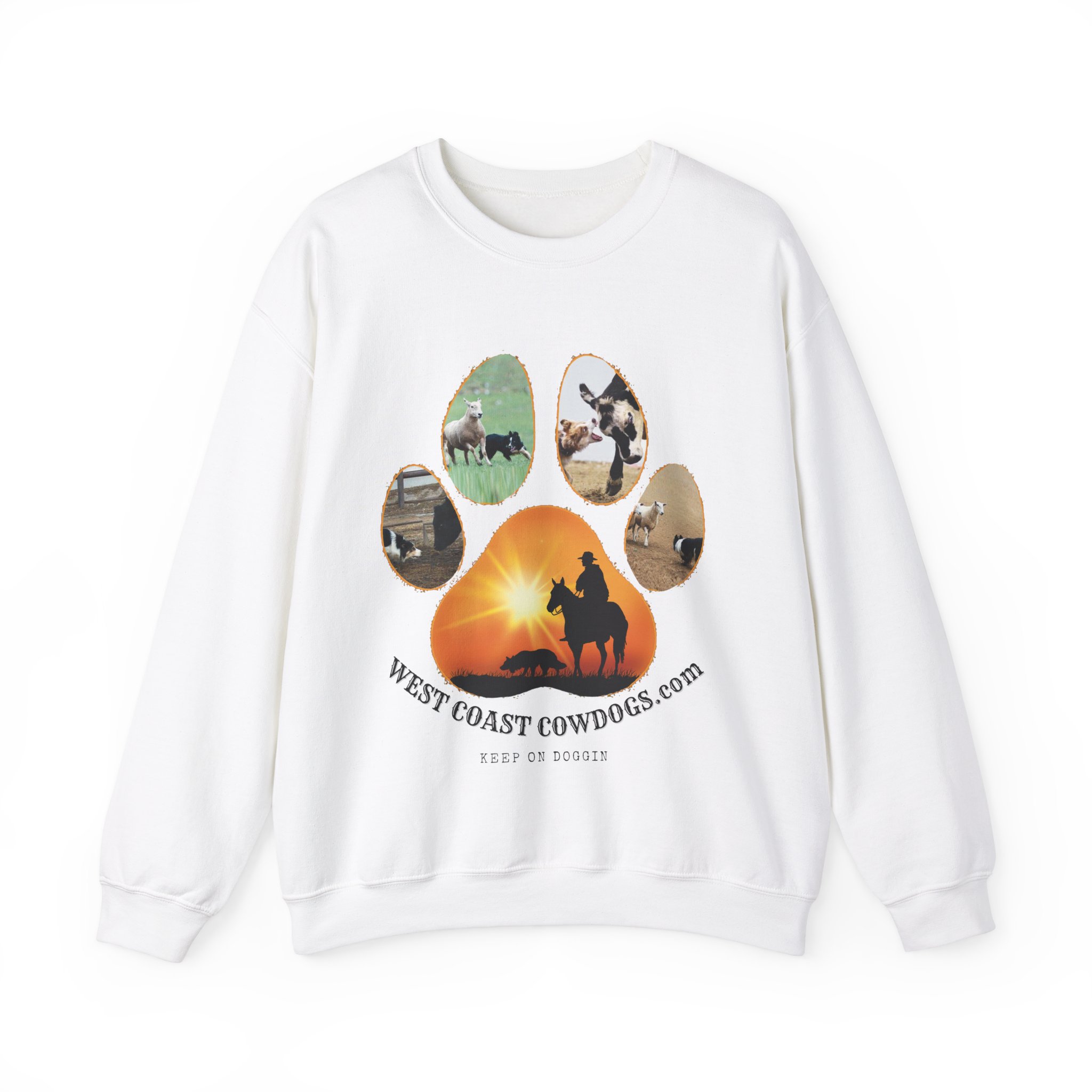 Working Paw- Unisex Heavy Blendâ„¢ Crewneck Sweatshirt