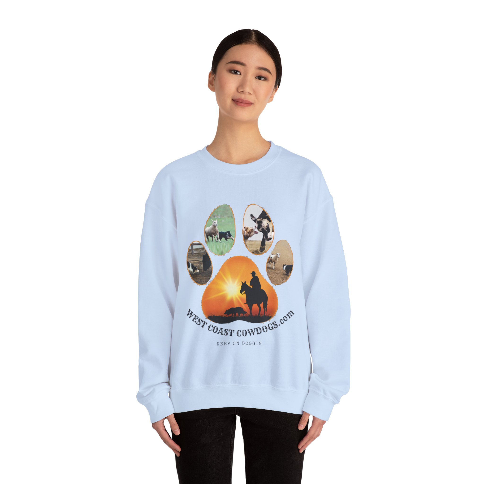 Working Paw- Unisex Heavy Blendâ„¢ Crewneck Sweatshirt - Image 32
