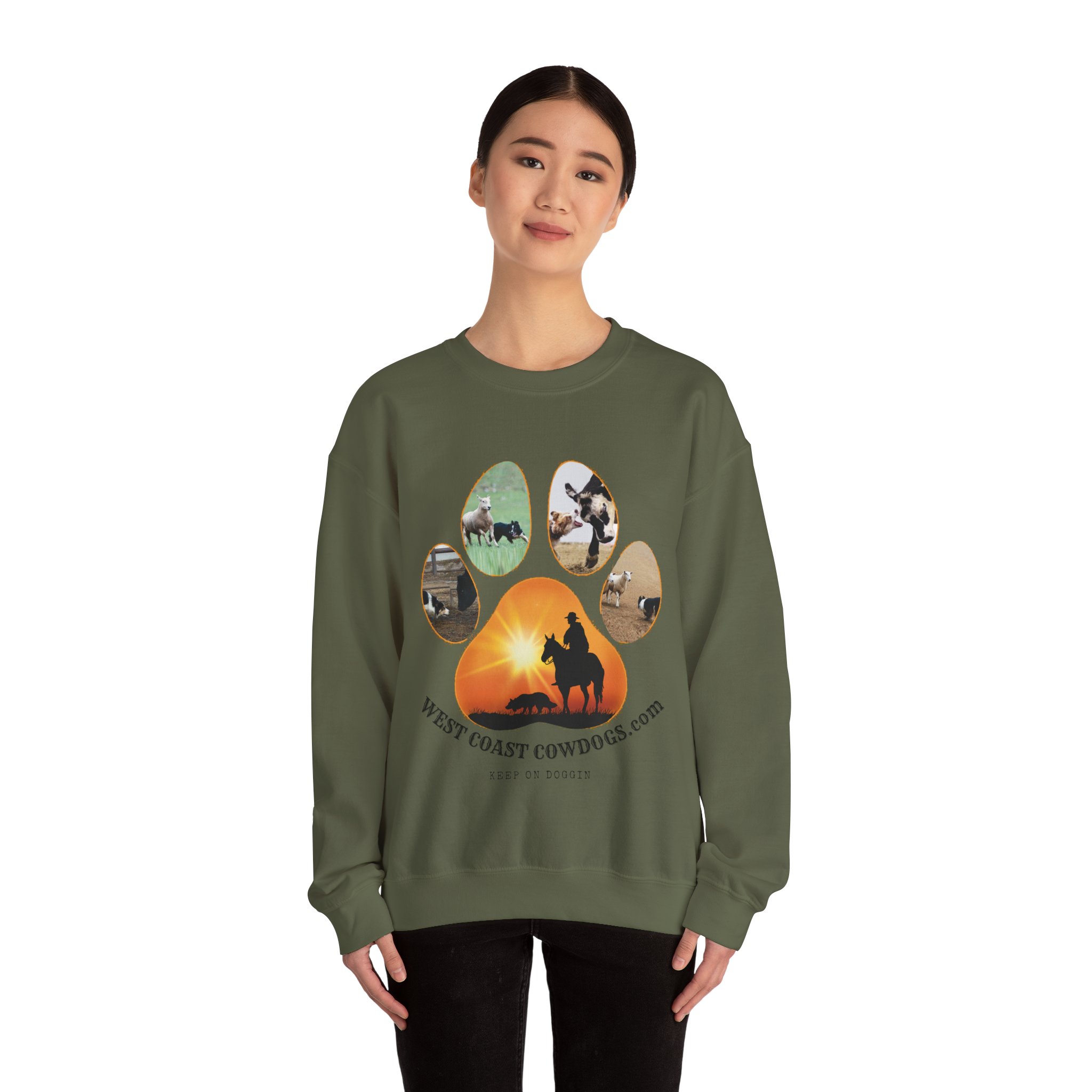 Working Paw- Unisex Heavy Blendâ„¢ Crewneck Sweatshirt - Image 20