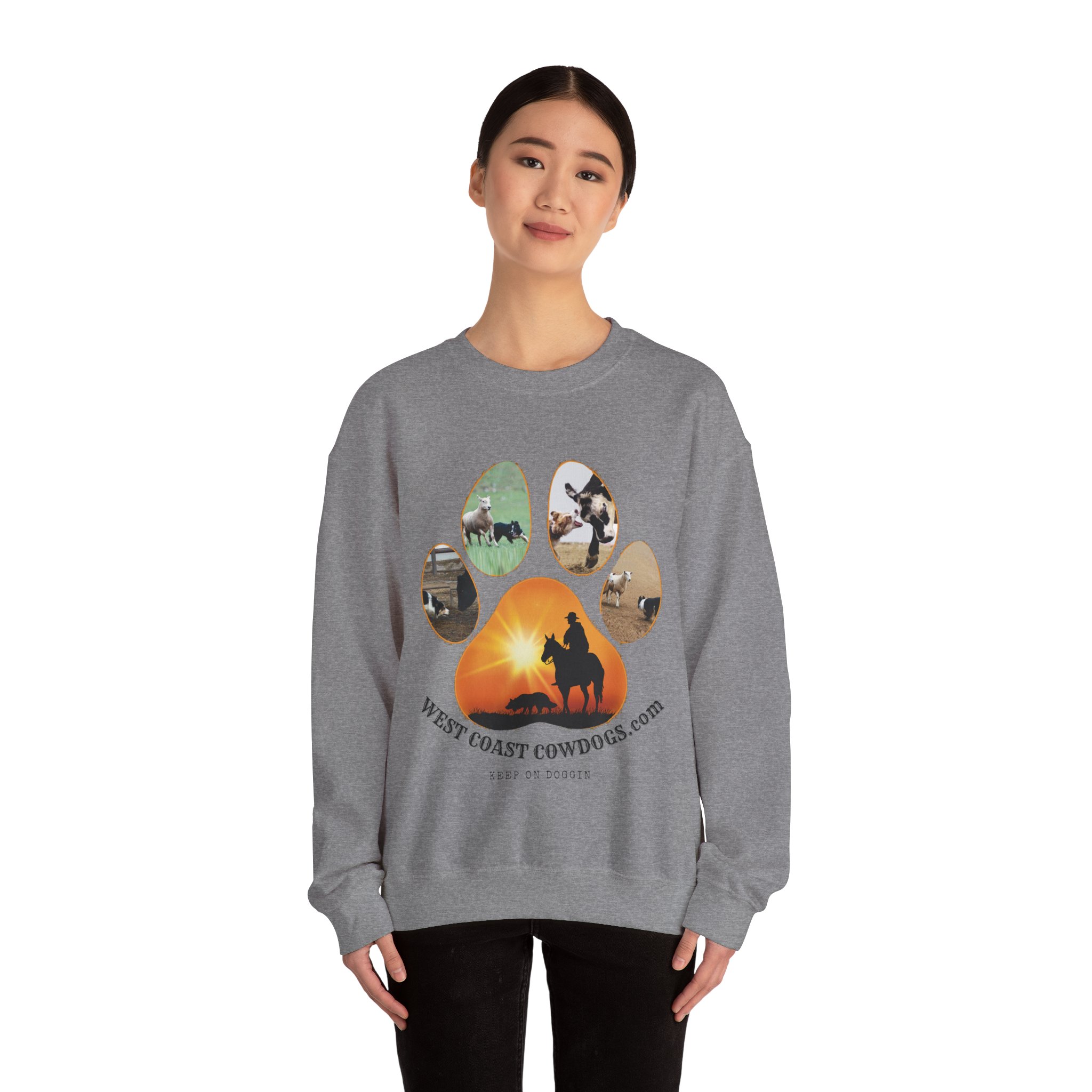 Working Paw- Unisex Heavy Blendâ„¢ Crewneck Sweatshirt - Image 24