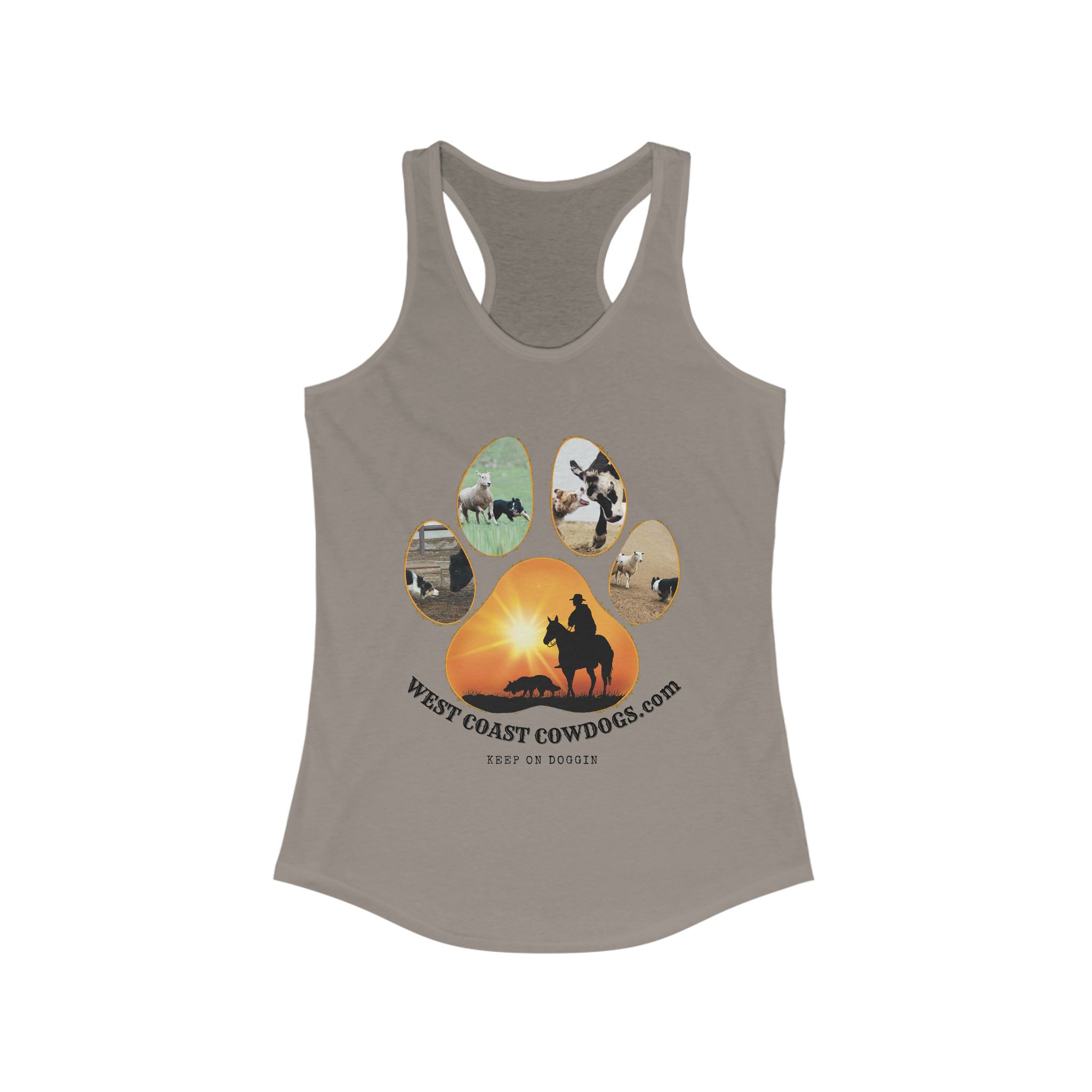 Wild West Cowgirl Racerback Tank, Summer Shirt, Western Apparel, Country Style Top, Gift for Horse Lovers - Image 9