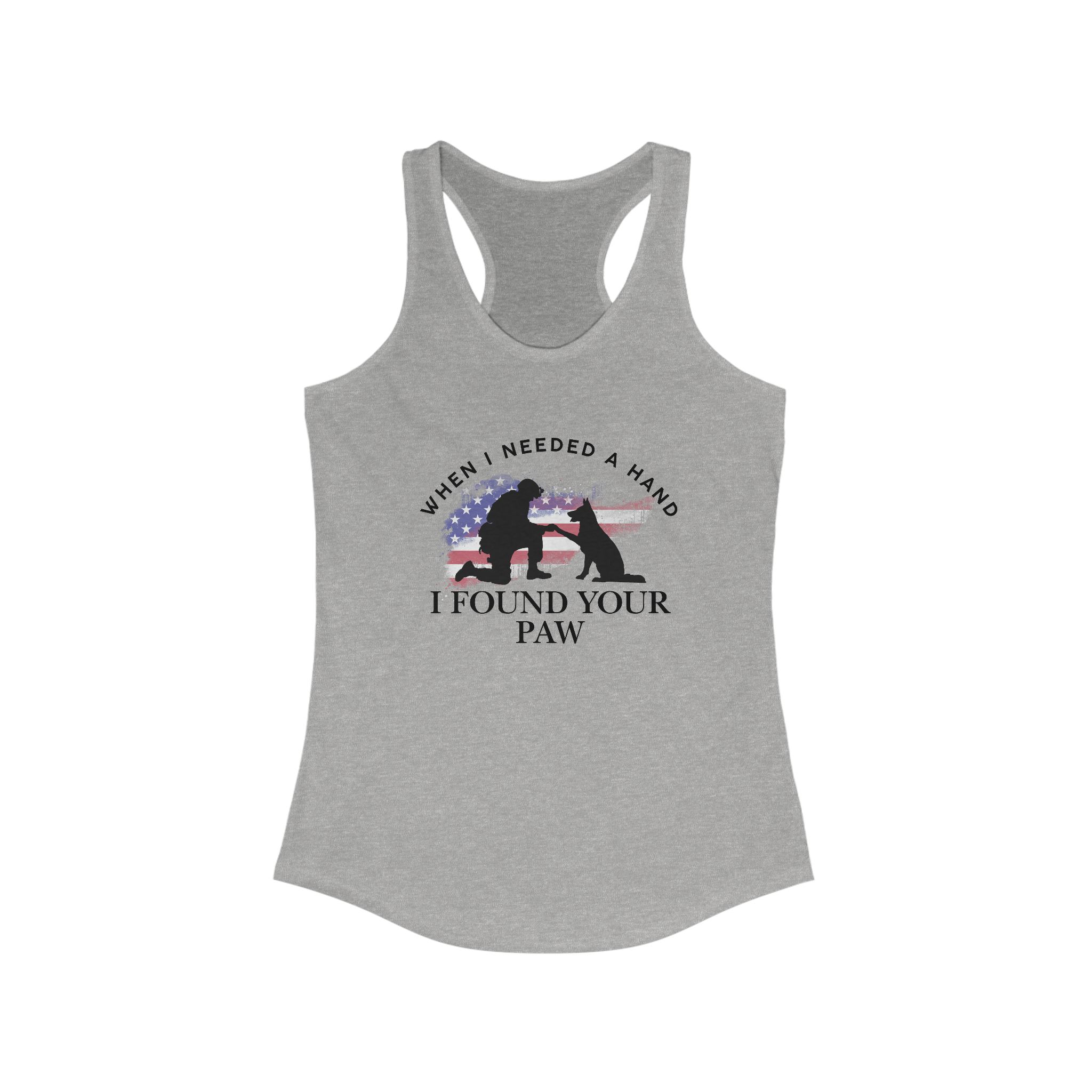 Women's Racerback Tank Top, Inspirational Animal Lover Shirt, Summer Workout Tee, Gift for Pet Owners, Cute Fitness Apparel - Image 7