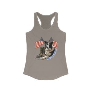 Patriotic Dog Tank Top, Women's Tank, Summer Wear, USA Flag Graphic Tee, Pet Lover Gift, Independence Day Apparel