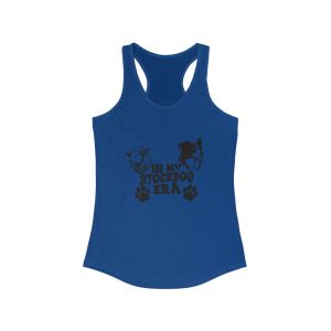 Stockdog Era Women's Racerback Tank, Athletic Top for Dog Lovers, Workout Shirt, Pet Owner Gift, Summer Activewear