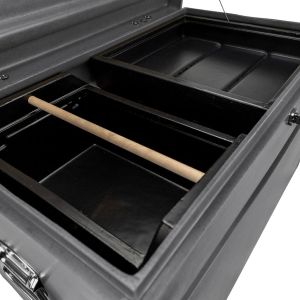 Dakota 283 Tack Trunk Storage Box with Accessory Trays - Dark Granite